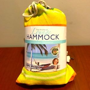 New Tree Anchored Lounge Hammock in carrying Bag